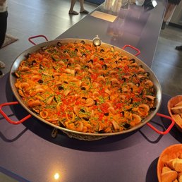 Paella at Raul Ramirez Winery. Paella at Raul Ramirez Winery.