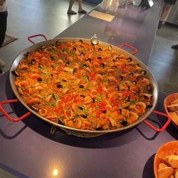 Tapa Stand - Paella at Raul Ramirez Winery. - Caterers Near Me Tapa Stand - Paella at Raul Ramirez Winery. - Caterers Near Me