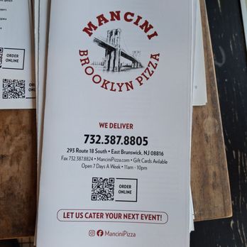 Mancini Pizza - Menu - Pizza Near Me - East Brunswick, New Jersey Mancini Pizza - Menu - Pizza Near Me - East Brunswick, New Jersey