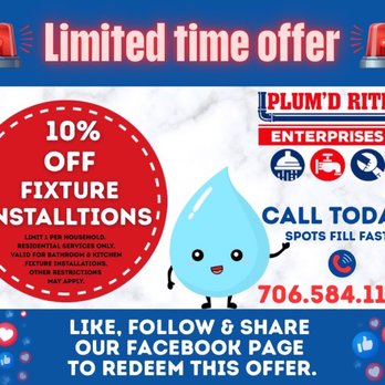 Plum'd Rite Enterprises - Plumbing Near Me - Rome, Georgia Plum'd Rite Enterprises - Plumbing Near Me - Rome, Georgia