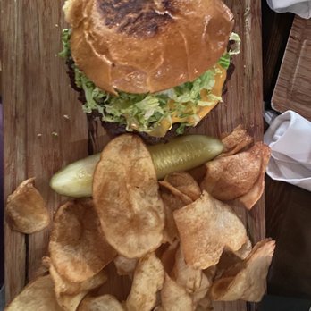 Gusto Grill - Gusto House Burger (cooked 'smashed style' NO-TEMPS) - Bars Near Me - East Brunswick, New Jersey