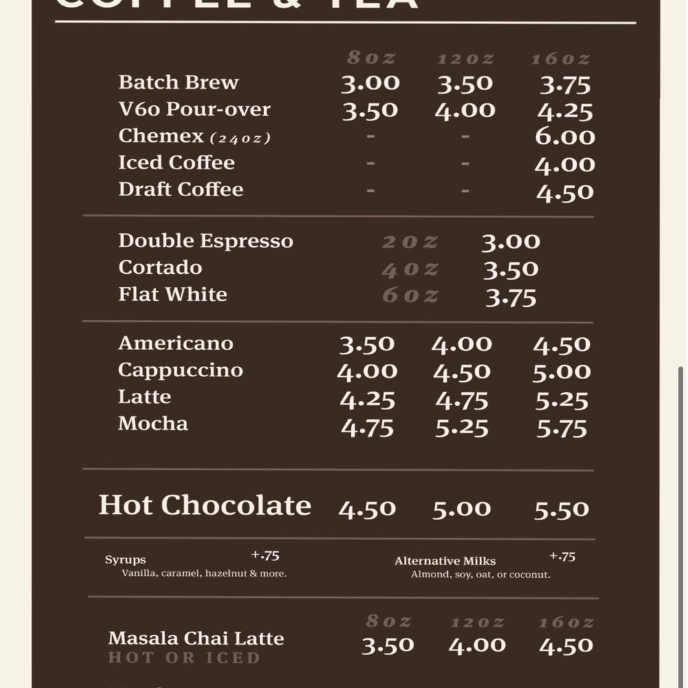 Chiqueolatte - Menu 2 - Coffee & Tea Near Me - Chicago, Illinois Chiqueolatte - Menu 2 - Coffee & Tea Near Me - Chicago, Illinois