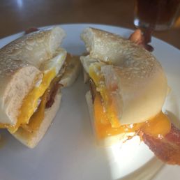 Breakfast bagel Breakfast bagel