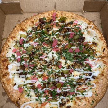 Yaya's Pizza - Medium chicken shawarma pizza Chicken Shawarma Pizza - Pizza Near Me - Ypsilanti, Michigan Yaya's Pizza - Medium chicken shawarma pizza Chicken Shawarma Pizza - Pizza Near Me - Ypsilanti, Michigan