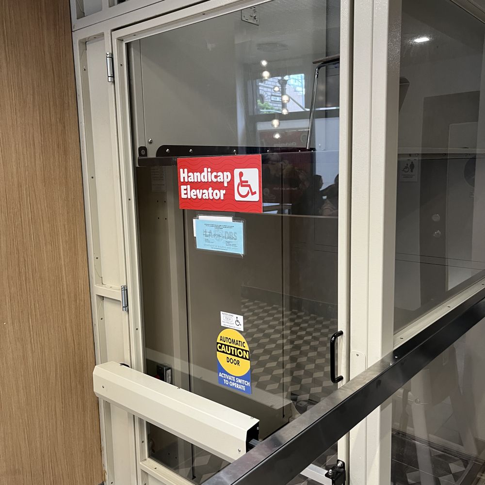 Jollibee - Elevator to second floor - Chicken Shop Near Me - Los Angeles, California
