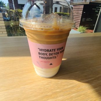 Joe & The Juice - Iced Latte - Juice Bars & Smoothies Near Me - Costa Mesa, California