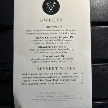 VAGA Restaurant & Bar - Dessert Menu ( October 2024 ) - Latin American Near Me - Encinitas, California VAGA Restaurant & Bar - Dessert Menu ( October 2024 ) - Latin American Near Me - Encinitas, California