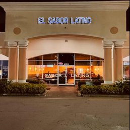 Exterior outside entrance of Sabor Latino - Palm Beach Gardens, Florida Exterior outside entrance of Sabor Latino - Palm Beach Gardens, Florida