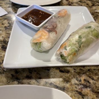 Saigon Noodle House - Shrimp and chargrilled pork spring rolls - Vietnamese Near Me - Birmingham, Alabama