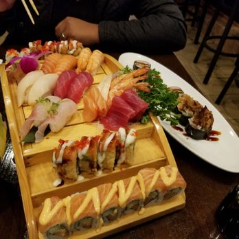 Kai Sushi Bar & Grill - Party Boat for 2! Comes with delicious rolls and nigiri+sashimi. Delicious! - Sushi Bars Near Me - Worcester, Massachusetts Kai Sushi Bar & Grill - Party Boat for 2! Comes with delicious rolls and nigiri+sashimi. Delicious! - Sushi Bars Near Me - Worcester, Massachusetts