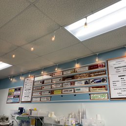 Home made ice cream  right here in Stuart, Florida. Located in the Palm Spring Center. Coconut is the best!!!