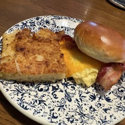 Bacon and egg sandwich Bacon and egg sandwich
