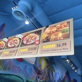 Surf Brothers Teriyaki - Menu with sliders option - Hawaiian Near Me - Escondido, California