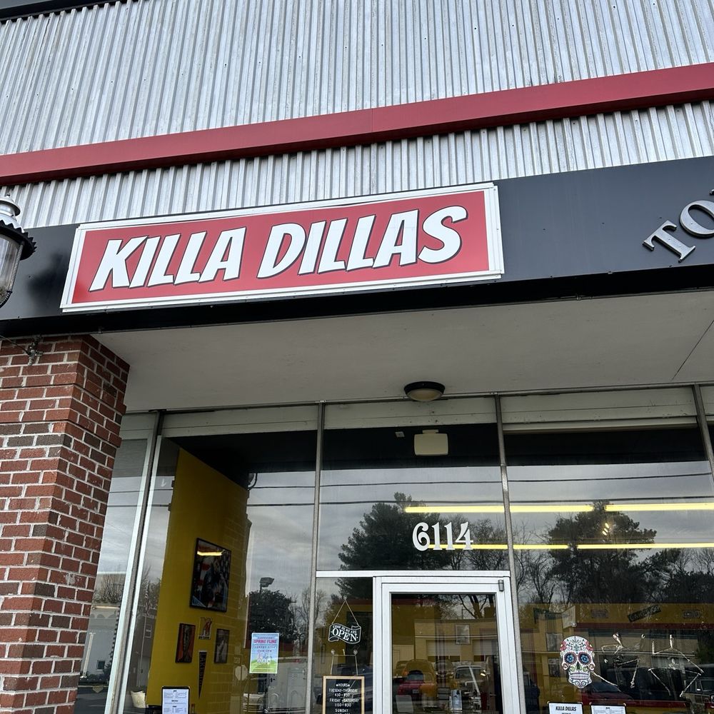 Killa Dillas - Front Entrance - Tex-Mex Near Me - Henrico, Virginia