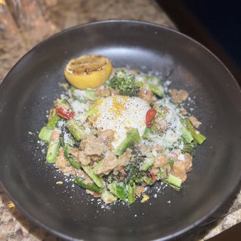 Bistro On the Boulevard - CACIO E PEPE BROCCOLINI white beans · fresno chilies · burrata · parmesan · black pepper (must order!!) - New American Near Me - Saint Joseph, Michigan Bistro On the Boulevard - CACIO E PEPE BROCCOLINI white beans · fresno chilies · burrata · parmesan · black pepper (must order!!) - New American Near Me - Saint Joseph, Michigan