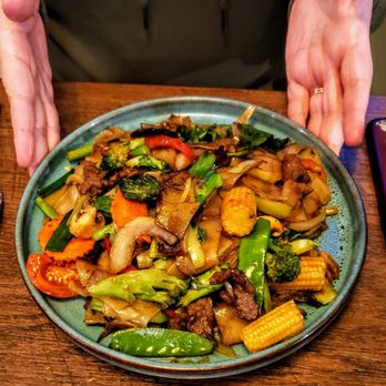 Baan Thai Bistro - Drunken Noodles with Beef at Baan - Thai Near Me - Indianapolis, Indiana