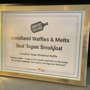 Goodland Waffles & Melts - Winners of the 2024 Santa Barbara Vegan Chef Challenge for best breakfast! - Waffles Near Me - Santa Barbara, California Goodland Waffles & Melts - Winners of the 2024 Santa Barbara Vegan Chef Challenge for best breakfast! - Waffles Near Me - Santa Barbara, California