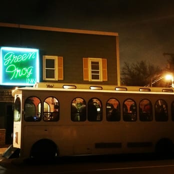 Green Frog Inn - a bus parked in front of a building - American Near Me - Fort Wayne, Indiana