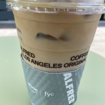 Alfred Coffee - Lavender iced latte - Coffee & Tea Near Me - Porter Ranch, California