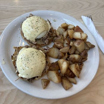 Stacks Pancake House - Egg Kalua Pork Benedict - Breakfast & Brunch Near Me - Irvine, California