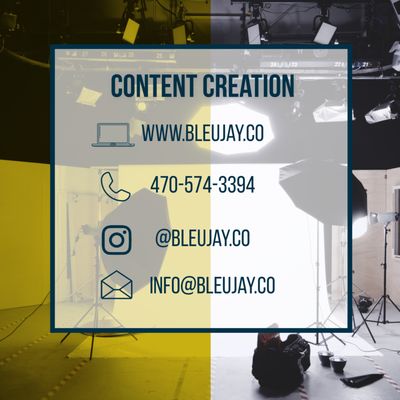 Content Creation - We use quality video and photography to reflect your brand's personality and style. Whether you're shooting a commercial or behind the scenes footage for YouTube, communicate your message in a creative way that appeals to your audience. Every brand has a story. Let us help you tell it. Content Creation - We use quality video and photography to reflect your brand's personality and style. Whether you're shooting a commercial or behind the scenes footage for YouTube, communicate your message in a creative way that appeals to your audience. Every brand has a story. Let us help you tell it.