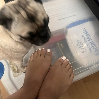 La Noir Nails and Lashes - Deluxe pedicure w/ Gel - Nail Salons Near Me - Cypress, California La Noir Nails and Lashes - Deluxe pedicure w/ Gel - Nail Salons Near Me - Cypress, California