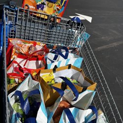 ALDI - All this was 122.00 but with the grand opening 5.00 off coupon it was 116.00. What a deal!