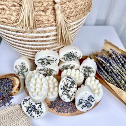 PH Design Organic Candle - Calm Embrace Organic Triple Butter Soap. (made with Shea, mango, cocoa, butter.) great for eczema and dry skin.