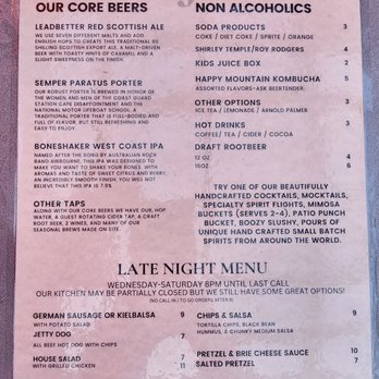 North Jetty Brewing & Taproom - Menu - Back - Breweries Near Me - Seaview, Washington North Jetty Brewing & Taproom - Menu - Back - Breweries Near Me - Seaview, Washington