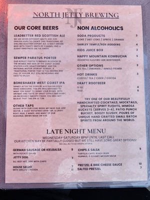 Menu photo 4 North Jetty Brewing & Taproom Seaview, WA Menu photo 4 North Jetty Brewing & Taproom Seaview, WA