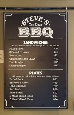 Menu photo 2 Steve's Old Cabin BBQ Jerseyville, IL Menu photo 2 Steve's Old Cabin BBQ Jerseyville, IL