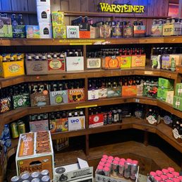 a variety of bottles and cans