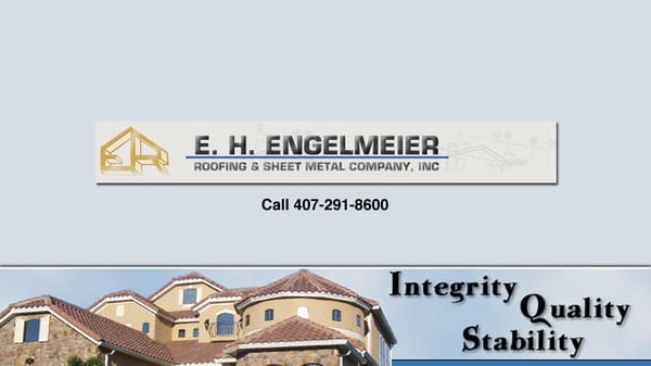 Engelmeier Roofing Logo
