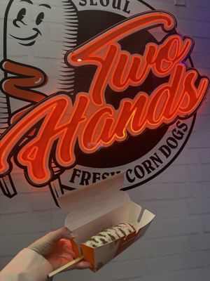 Two Hands Corn Dogs KATY by null