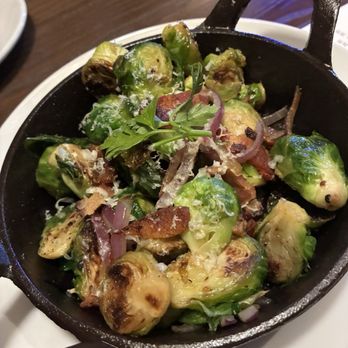 Thirsty Lion - Brussel sprout appetizer - American Near Me - Dallas, Texas Thirsty Lion - Brussel sprout appetizer - American Near Me - Dallas, Texas