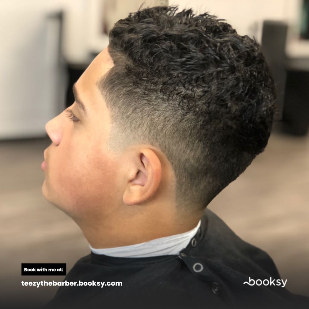 Teezy the Barber Logo