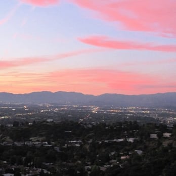 Nancy Hoover Pohl Overlook - View at sunset - Parks Near Me - Los Angeles, California