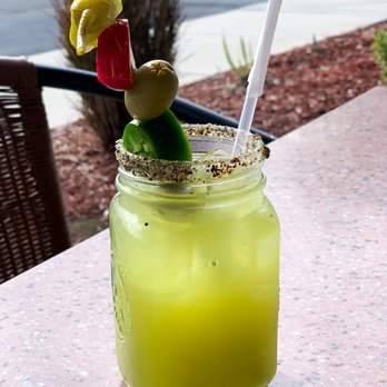 Another Broken Egg Cafe - Tomatillo Bloody Mary - Breakfast & Brunch Near Me - Lakewood Ranch, Florida