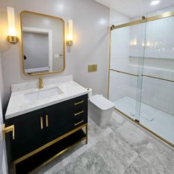 Darbaz Renovations - Transforming ordinary spaces into extraordinary retreats.  #BathroomRenovation #HomeImprovement