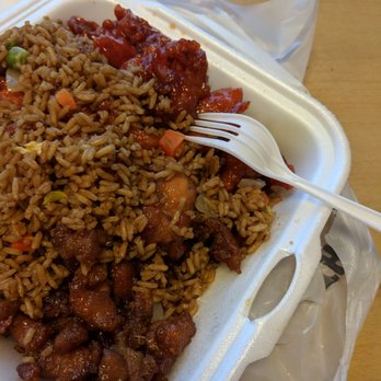 Panda Wok - Orang chicken. And bourbon chicken - Chinese Near Me - East Point, Georgia