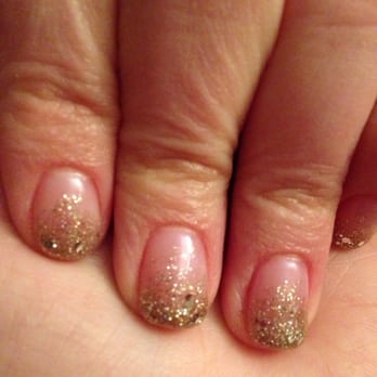 Super Nails - Sue did an glittery ombré no-chip! - Nail Salons Near Me - Chicago, Illinois Super Nails - Sue did an glittery ombré no-chip! - Nail Salons Near Me - Chicago, Illinois