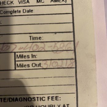 Doc's Custom Transmissions - It wasn't fix the first time and needed to go back. Mileage at first pick up. - Transmission Repair Near Me - Sanford, Florida Doc's Custom Transmissions - It wasn't fix the first time and needed to go back. Mileage at first pick up. - Transmission Repair Near Me - Sanford, Florida