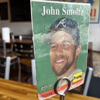 Pizza By Fuscos - Table number by baseball - Pizza Near Me - Acworth, Georgia Pizza By Fuscos - Table number by baseball - Pizza Near Me - Acworth, Georgia