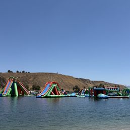View from the beach adjacent - found some shade.