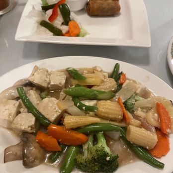 Battambang - The back plate is Naim Chou and then the main plate is Char Banleh. - Cambodian Near Me - Oakland, California Battambang - The back plate is Naim Chou and then the main plate is Char Banleh. - Cambodian Near Me - Oakland, California