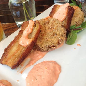 Hullabaloo - Pork belly with fried green tomatoes - Gastropubs Near Me - West Palm Beach, Florida