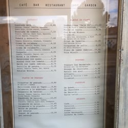 Café Dèjà Vu - Menú
