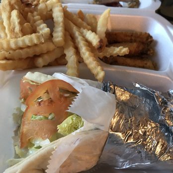 Wings Mania - Chicken gyro and lemon pepper wings combo with fries - Chicken Wings Near Me - Snellville, Georgia