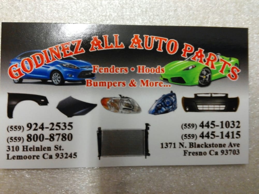 GODINEZ ALL AUTO PARTS 310 Heinlen St, Lemoore, California Auto Parts & Supplies Phone