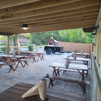 Fryer's Roadside - Outside showing the covered seating #2 - Chicken Shop Near Me - Silver Spring, Maryland